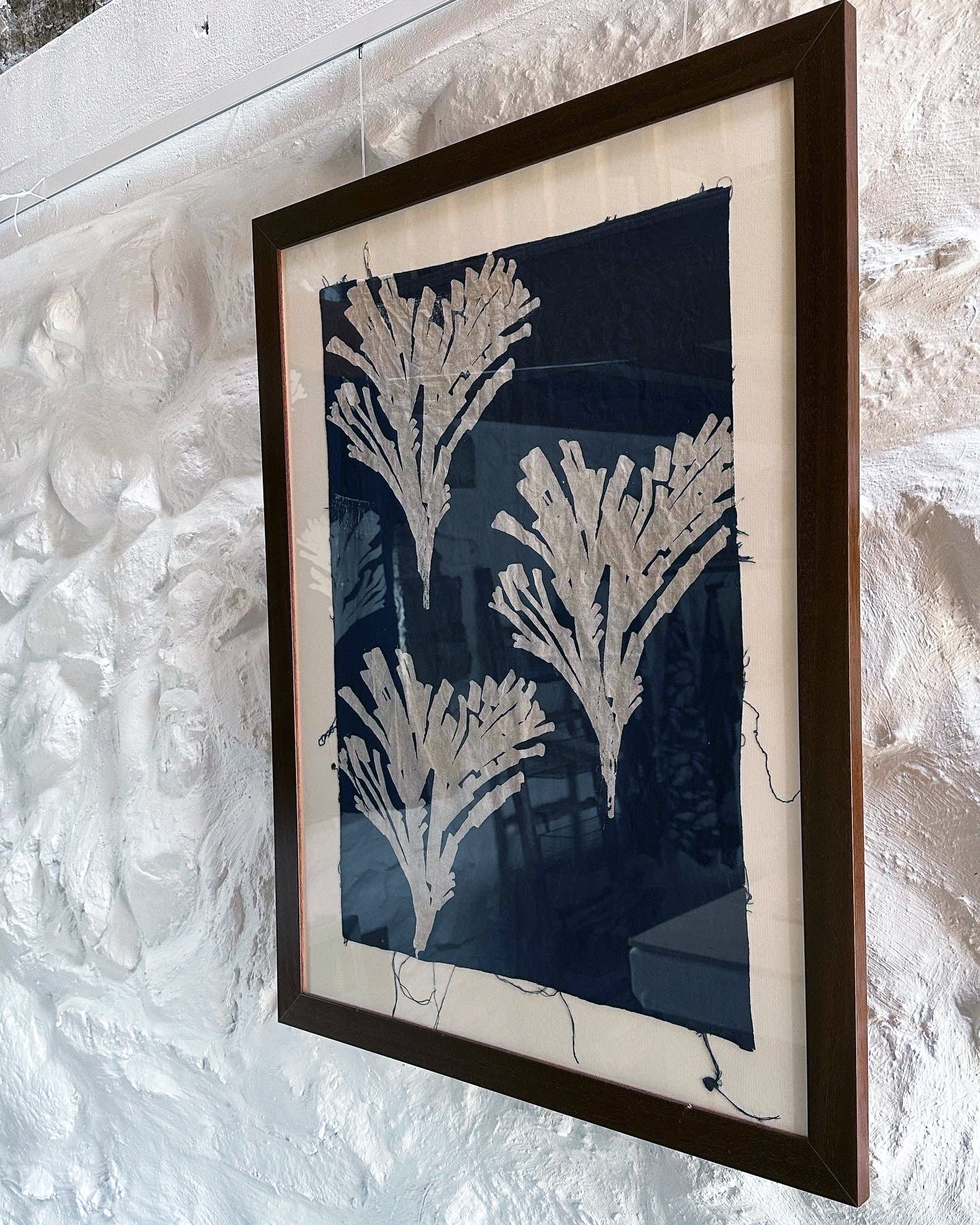 ‘Gwymon III’ Framed Textile Print