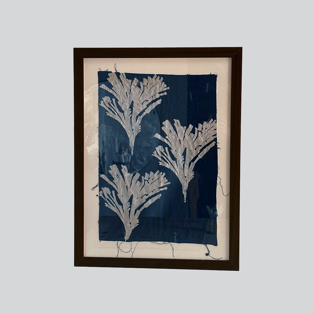 ‘Gwymon III’ Framed Textile Print