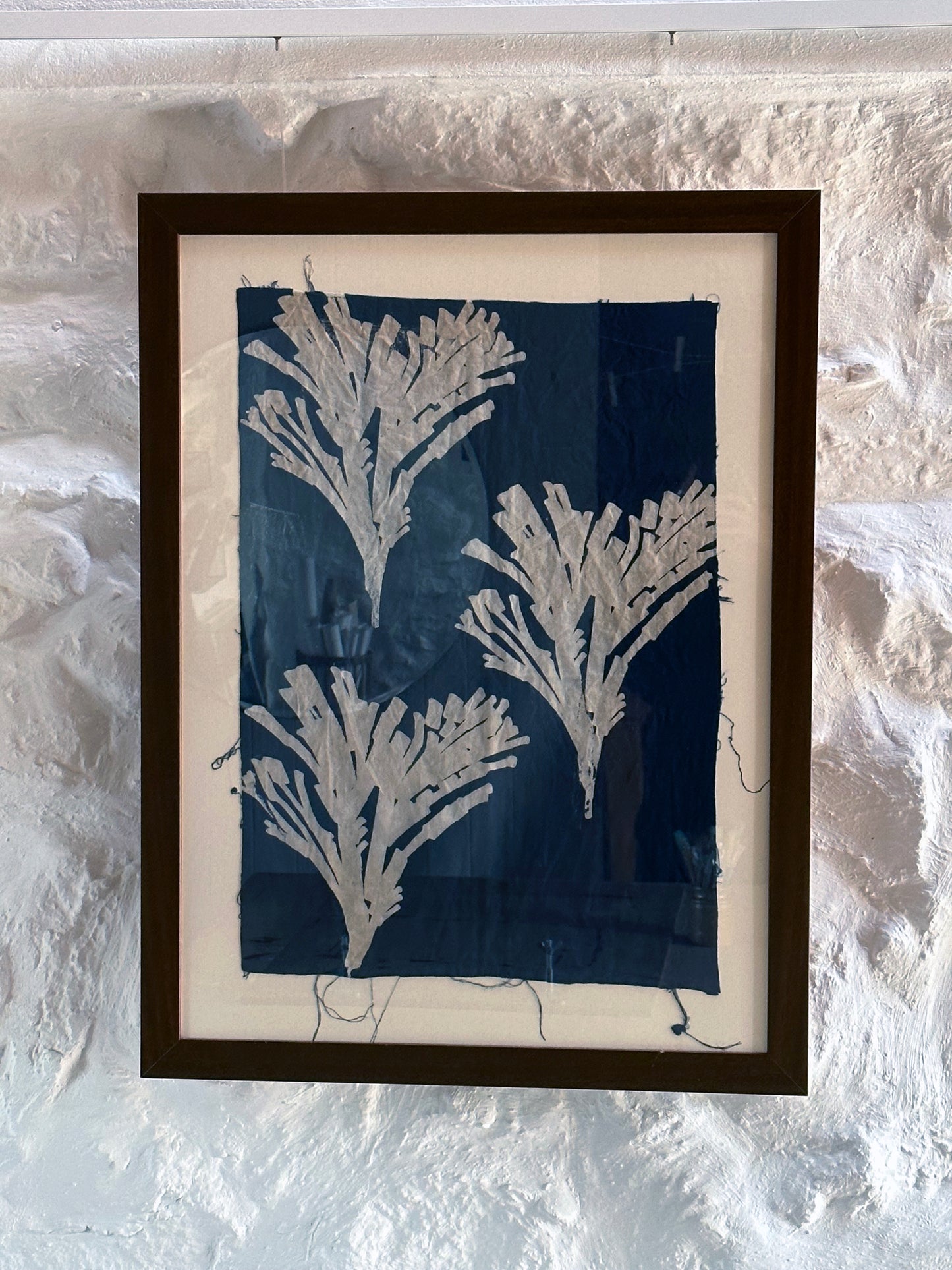 ‘Gwymon III’ Framed Textile Print