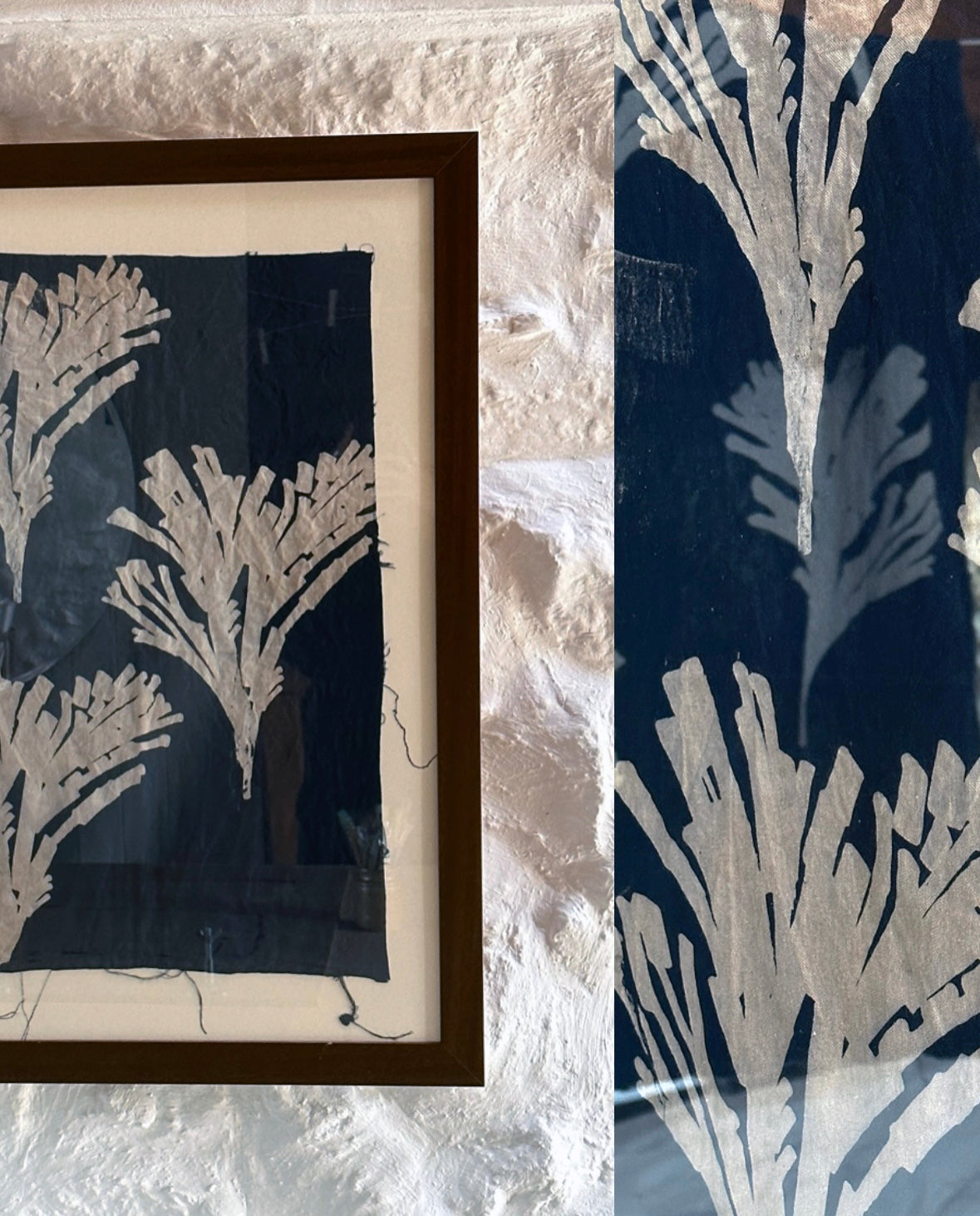 ‘Gwymon III’ Framed Textile Print