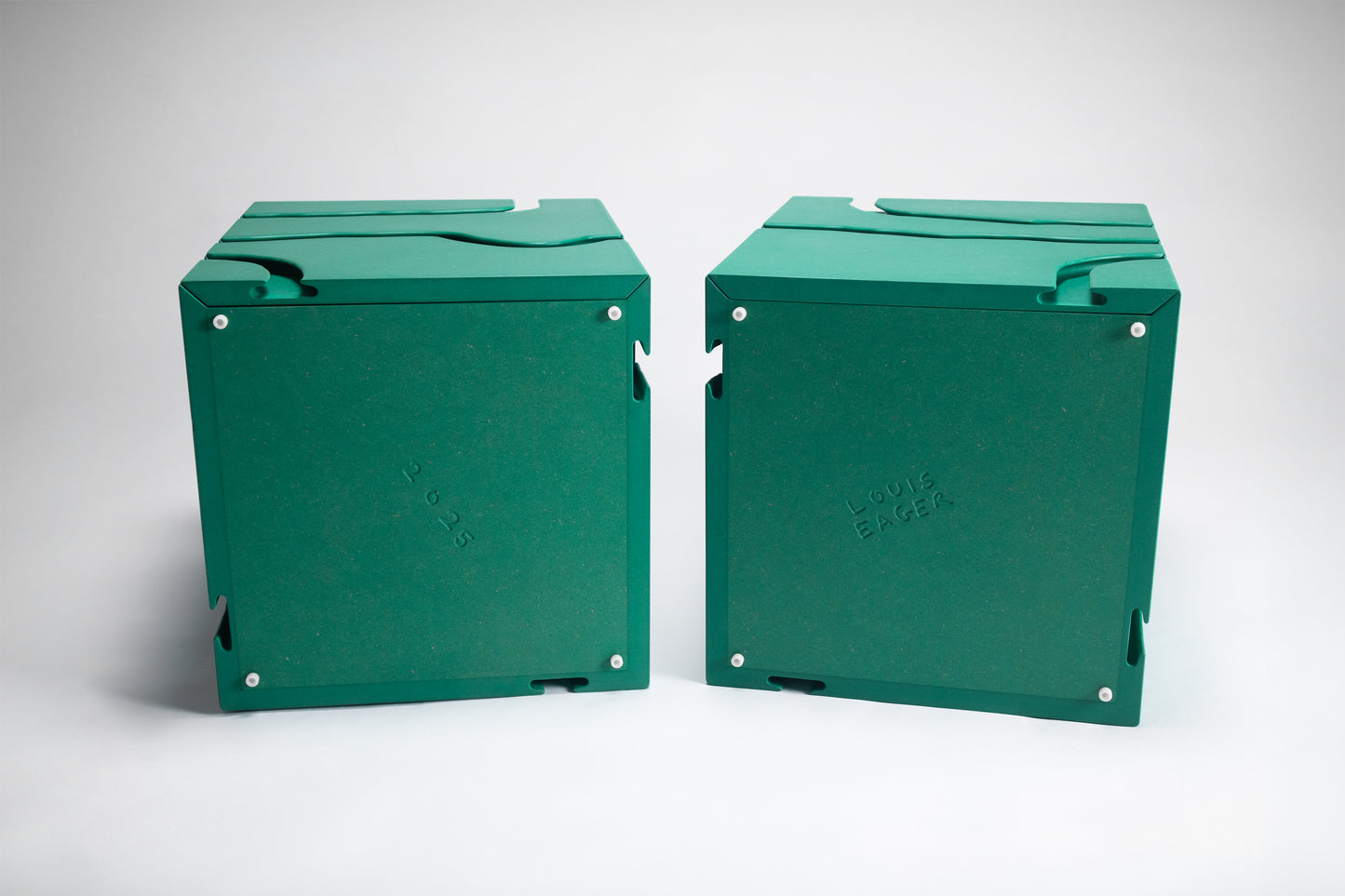 Routed Groove Drawers - Green Mint