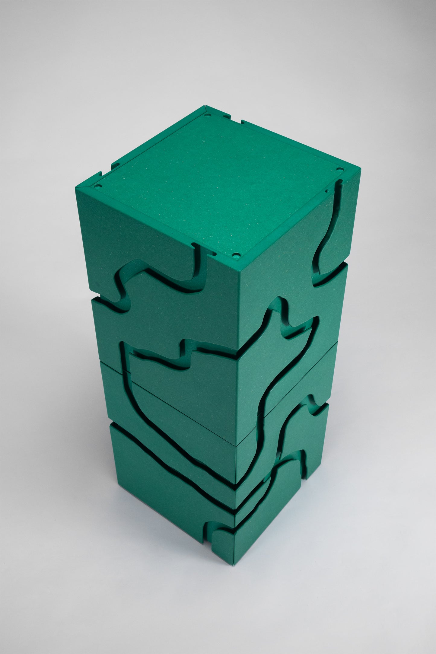 Routed Groove Drawers - Green Mint