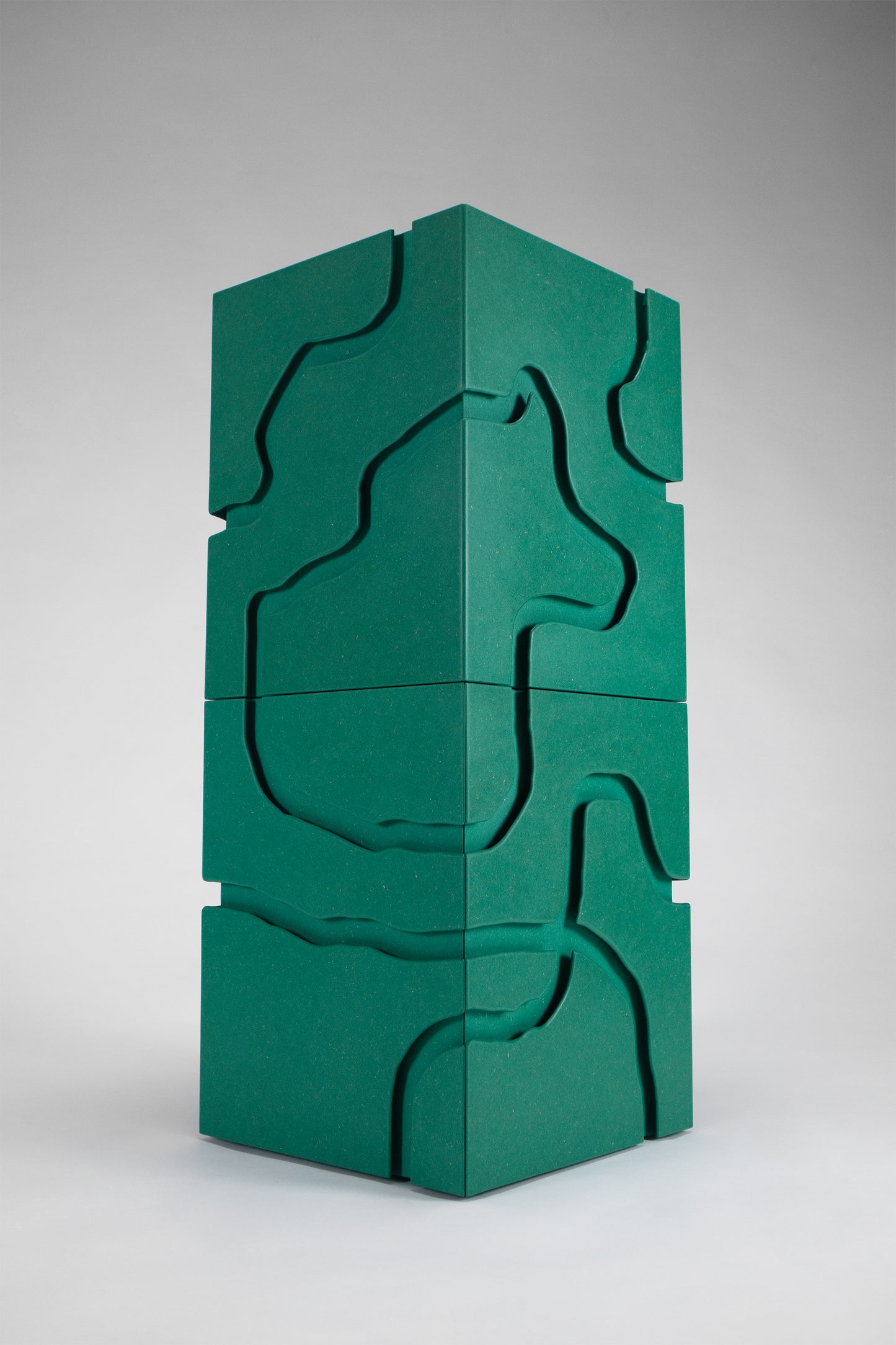 Routed Groove Drawers - Green Mint