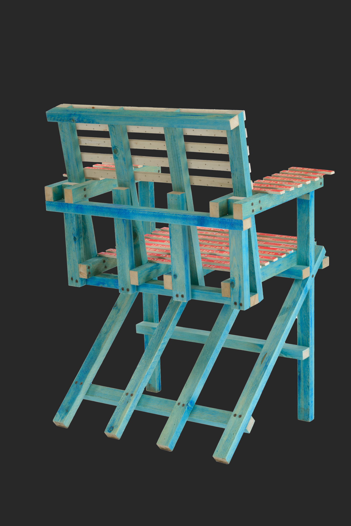 Red & Blue Chair
