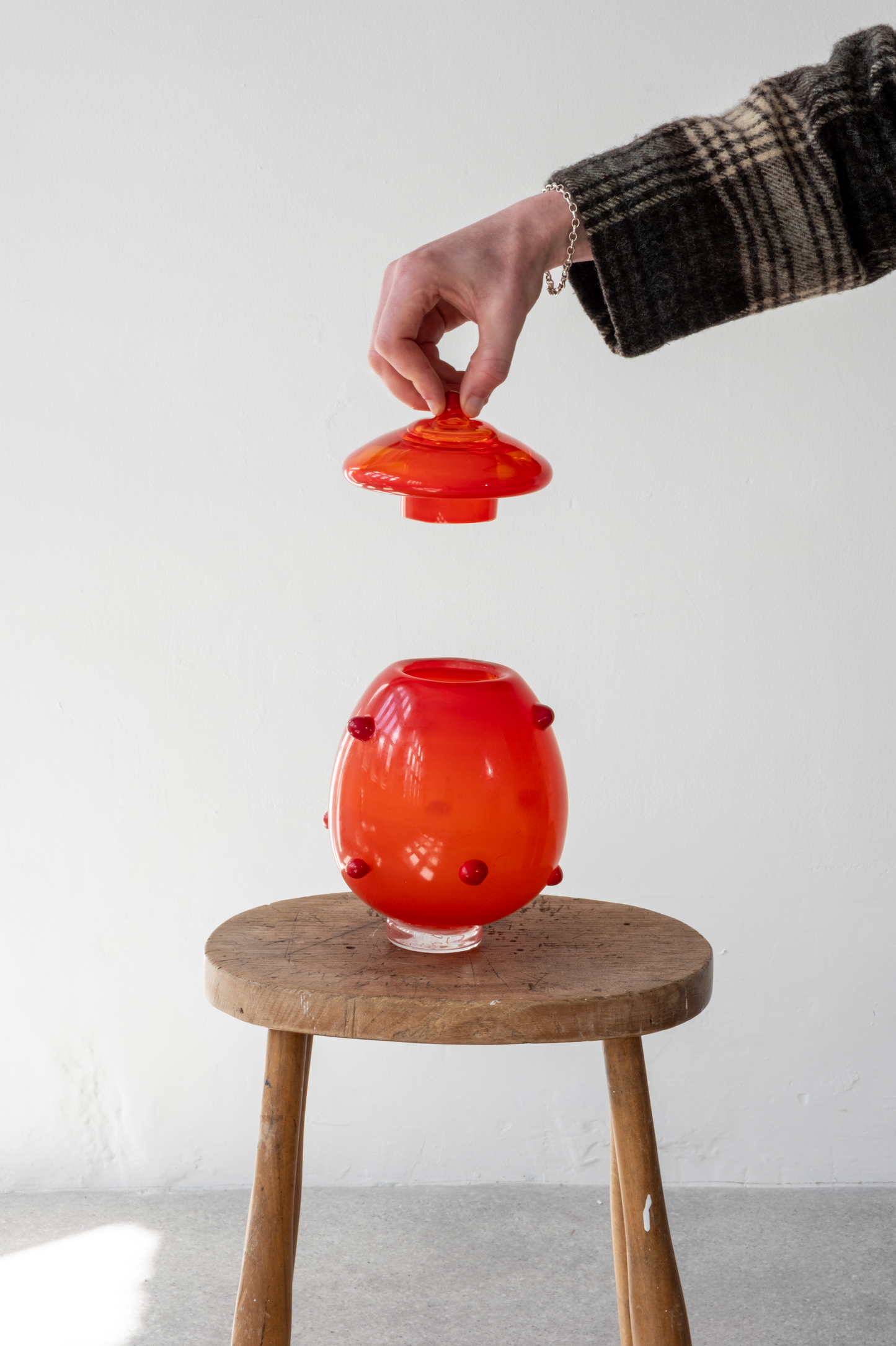 Red Spotted Jar