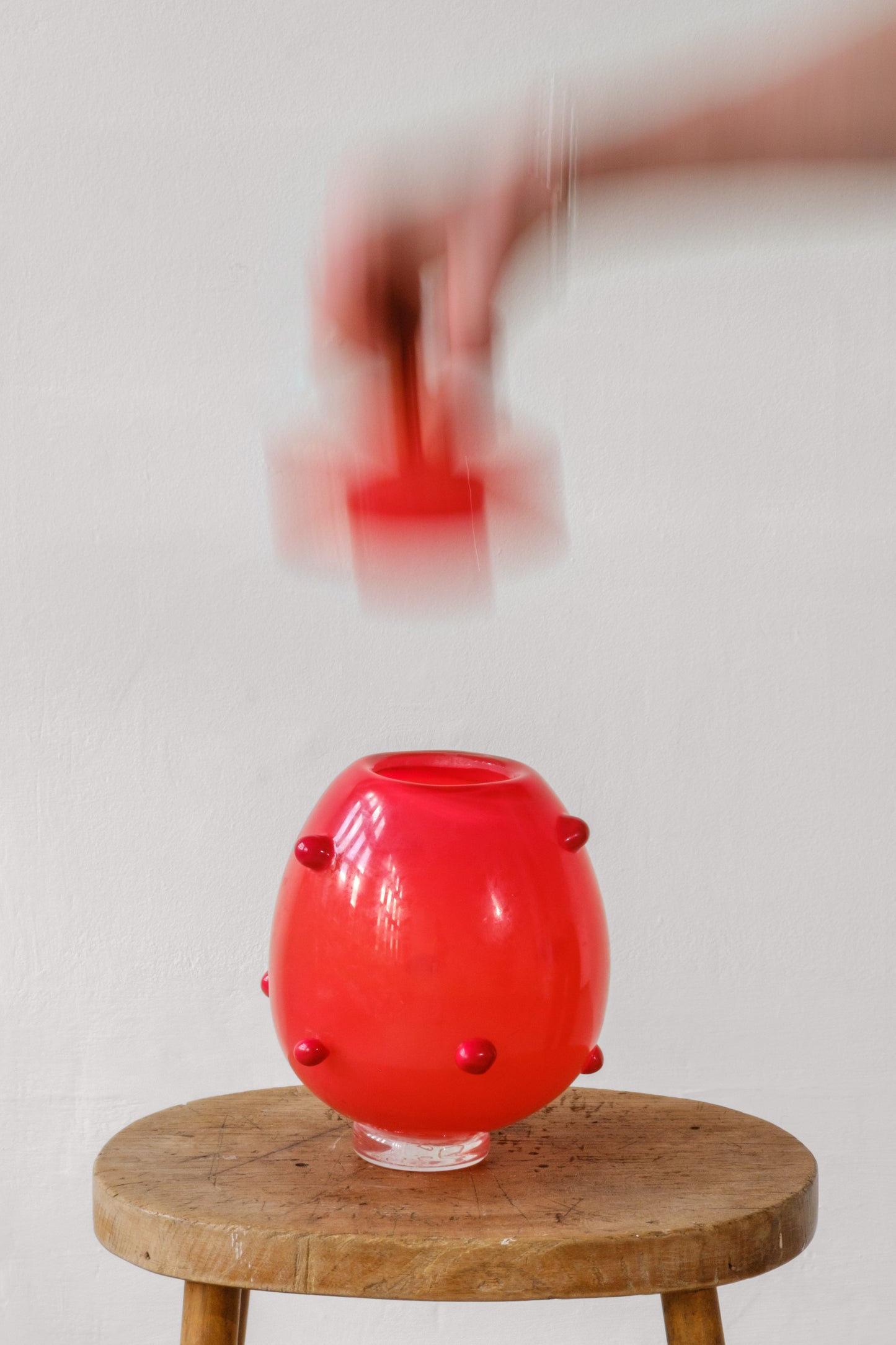 Red Spotted Jar